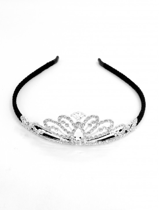 Rhinestone Tiara Hair Band 